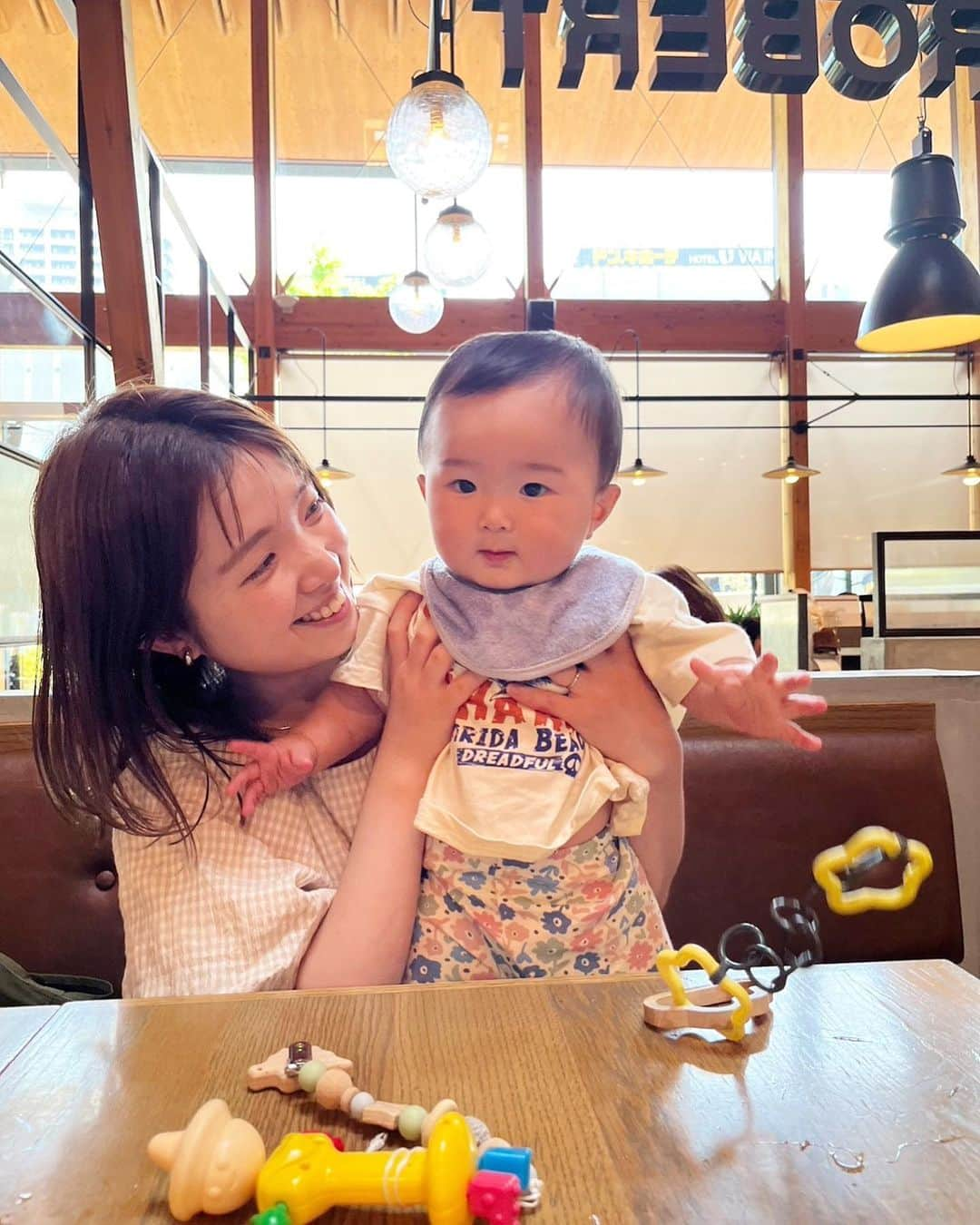 matano Kastaneさんのインスタグラム写真 - (matano KastaneInstagram)「てんしばランチ🍠🌈👶🏻 いいお天気で楽しかったねぇ🤍  あこちゃんいろたん🎀ありがとう♡」5月29日 15時07分 - matanoriii