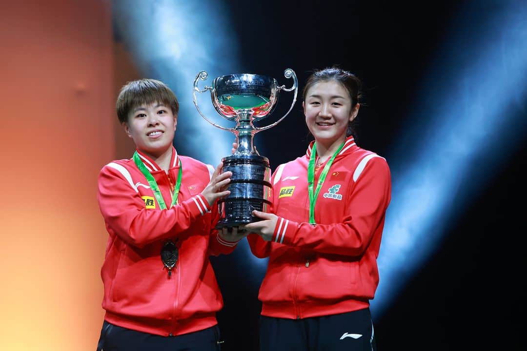 ITTF Worldさんのインスタグラム写真 - (ITTF WorldInstagram)「It's a wrap for #ITTFWorlds2023 🎉 Congrats to all our winners and medallists, and thank you Durban!   Women's Singles 🏆 Sun Yingsha Men's Singles 🏆 Fan Zhendong Women's Doubles 🏆 Chen Meng / Wang Yidi Men's Doubles 🏆 Fan Zhendong / Wang Chuqin Mixed Doubles 🏆 Sun Yingsha / Wang Chuqin  #Durban2023 #TableTennis #PingPong」5月29日 15時30分 - wtt