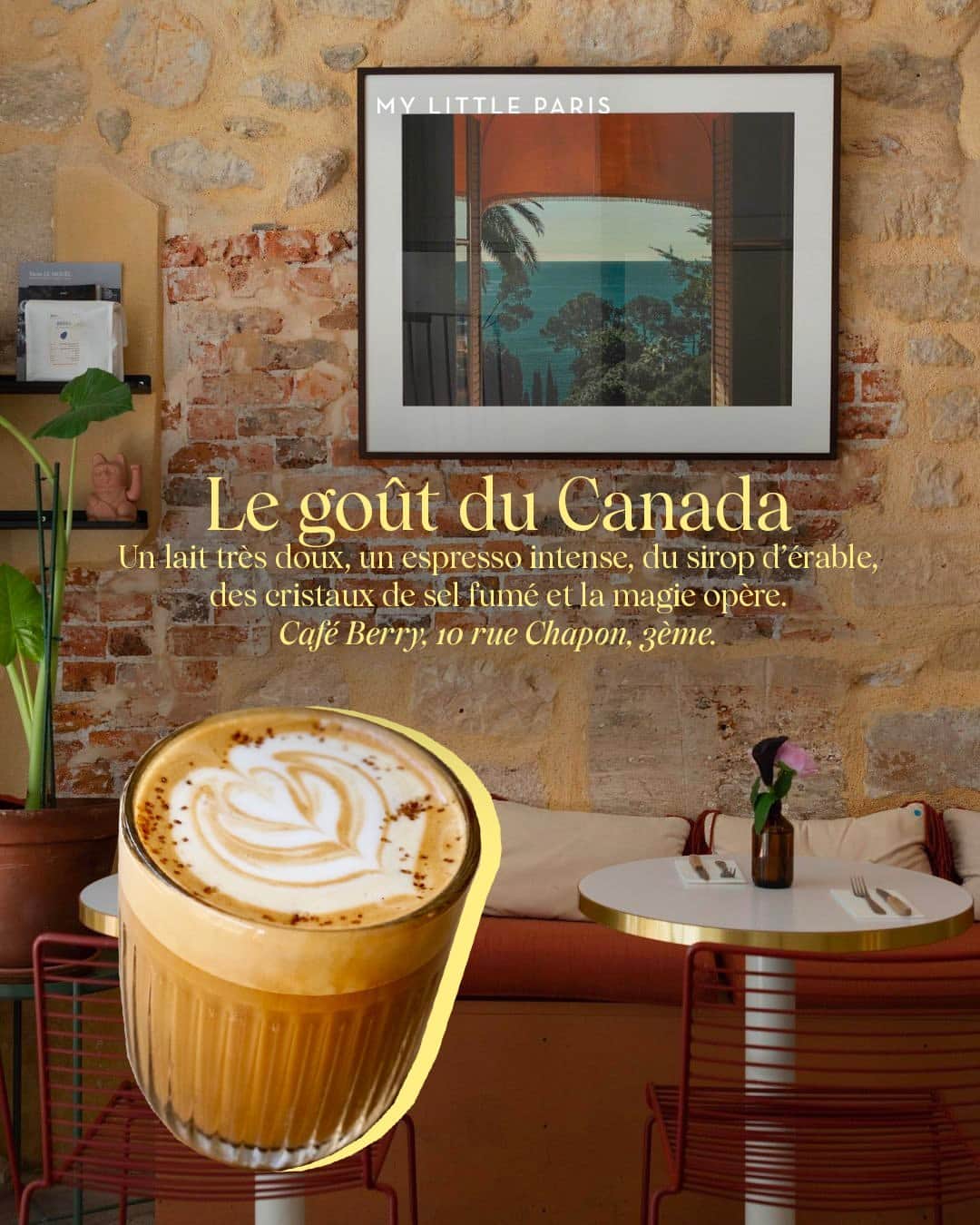 My Little Parisさんのインスタグラム写真 - (My Little ParisInstagram)「Pistache, fleur d'oranger, sirop d'érable... Trois coffee shops qui mettent du bonheur dans le café latte.  🇬🇧: Pistachio, orange blossom, maple syrup... Three coffee shops that put a smile on your latte.  (📸: @cafe_berry_paris_ , @cuveenoire , @desireefleurs)」5月29日 17時31分 - mylittleparis