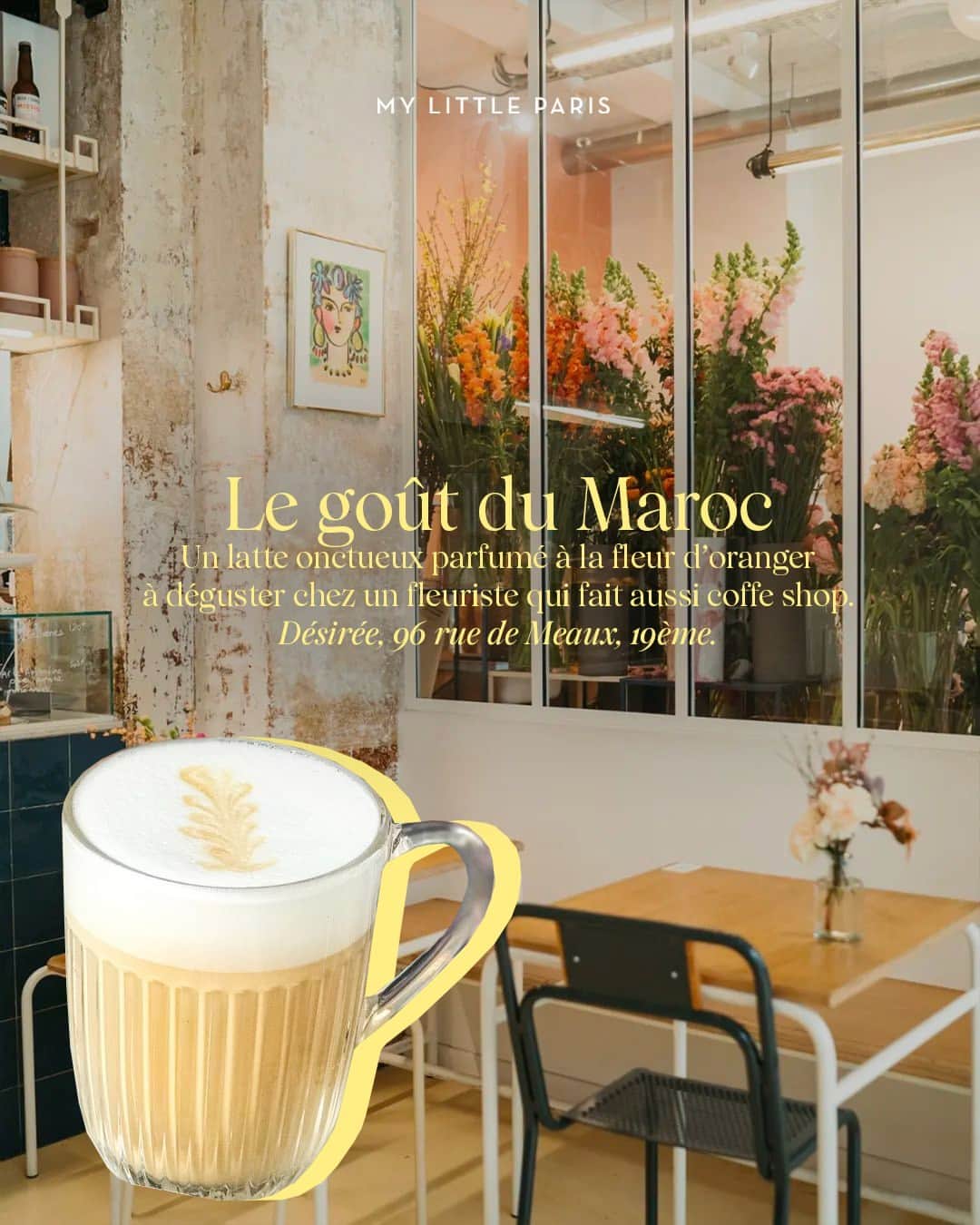 My Little Parisさんのインスタグラム写真 - (My Little ParisInstagram)「Pistache, fleur d'oranger, sirop d'érable... Trois coffee shops qui mettent du bonheur dans le café latte.  🇬🇧: Pistachio, orange blossom, maple syrup... Three coffee shops that put a smile on your latte.  (📸: @cafe_berry_paris_ , @cuveenoire , @desireefleurs)」5月29日 17時31分 - mylittleparis