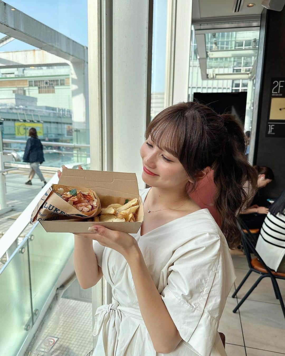 細沼紗花のインスタグラム：「海老が大好物です🍤💗」