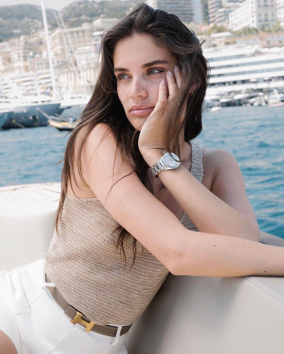 サラ・サンパイオのインスタグラム：「My first Monaco Grand Prix. Thank you @tagheuer for the most incredible weekend! 🏎️🏎️」