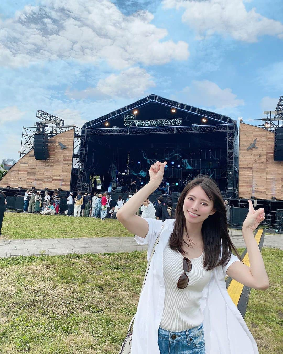 橘沙奈さんのインスタグラム写真 - (橘沙奈Instagram)「* GREEN ROOM FESTIVAL'23💚 今年初のフェス( ･ᴗ･ )☀️  横浜の赤レンガ倉庫であったから 街中でのフェスって珍しくていいよね🙌  特にORANGERANGEとスカパラ最高だった🍊🎷✨ 盛り上がり過ぎて今日腕が筋肉痛なってる、、笑  * * * * * * * * * * * * * * * * * * * * * * * * * * * #greenroom #greenroomfestival #フェス #フェスコーデ #夏フェス」5月29日 19時05分 - an.an.0706