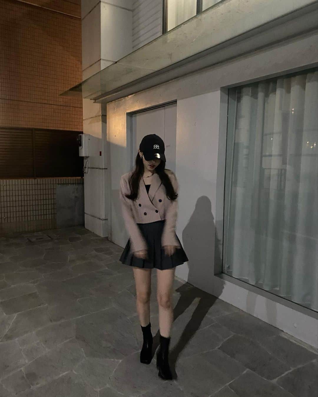 山本愛梨のインスタグラム：「きのう。めずらしくﾐﾆｽｶでした☺︎ふぉとばいﾏﾈ👩🏻‍💼さん📸」