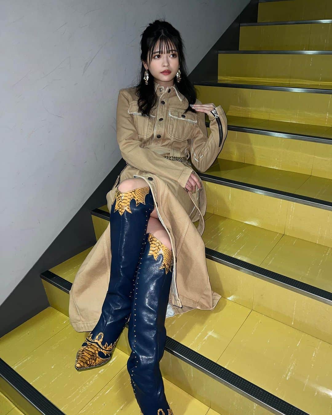 景井ひなのインスタグラム：「_ TGC teen ICHINOSEKI 2023 ありがとうございました❤️‍🔥 3ステージも歩かせて頂き、 会場も沢山盛り上がってて最高に楽しかったです🧸」