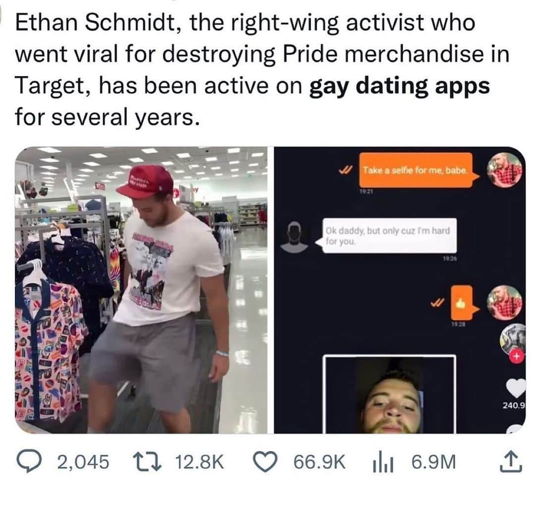 タリブ・クウェリのインスタグラム：「Ok now this is getting ridiculous... are there any straight conservatives left in the world? Y'all all seem to be secretly gay... while spending a lot of time TARGETING (see what I did there) gay people...   Repost from @breatheofficialpage • Ite listen bruh.. as someone who truly believes in the intersectionality of marginalized/oppressed groups, I have been educating myself on the LGBTQ+ community for years.... At this point, there are WAY too many cases of right-winged/anti-LGBTQ conservatives being exposed to be ignored.😭  ——  Follow @breatheofficialpage to learn more!  ——  Share with friends and comment below to be an active voice for change.」