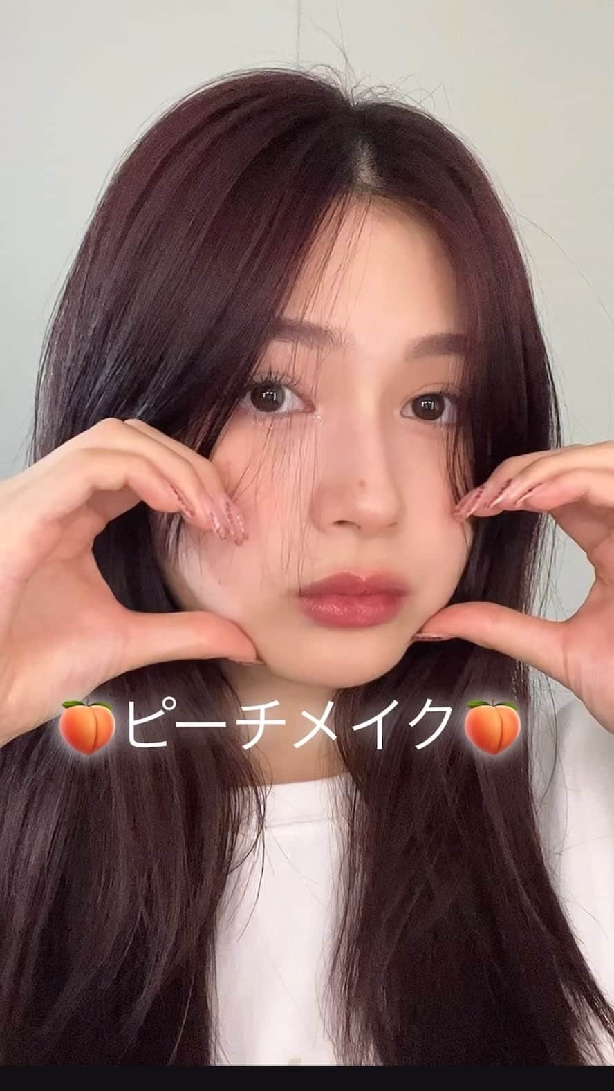 椎名亜美のインスタグラム：「ティックトックでバズらなかったからここで閲覧数増やしたい🥺 #メイク動画」