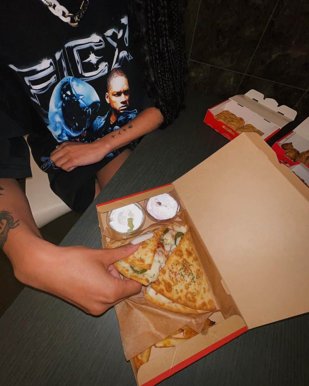 りるはにさんのインスタグラム写真 - (りるはにInstagram)「Hut Melts 最高😩❤️ @pizza_hut_japan   #ハッとメルツ #ピザハット #pr」5月29日 22時39分 - lilhoneyprincess
