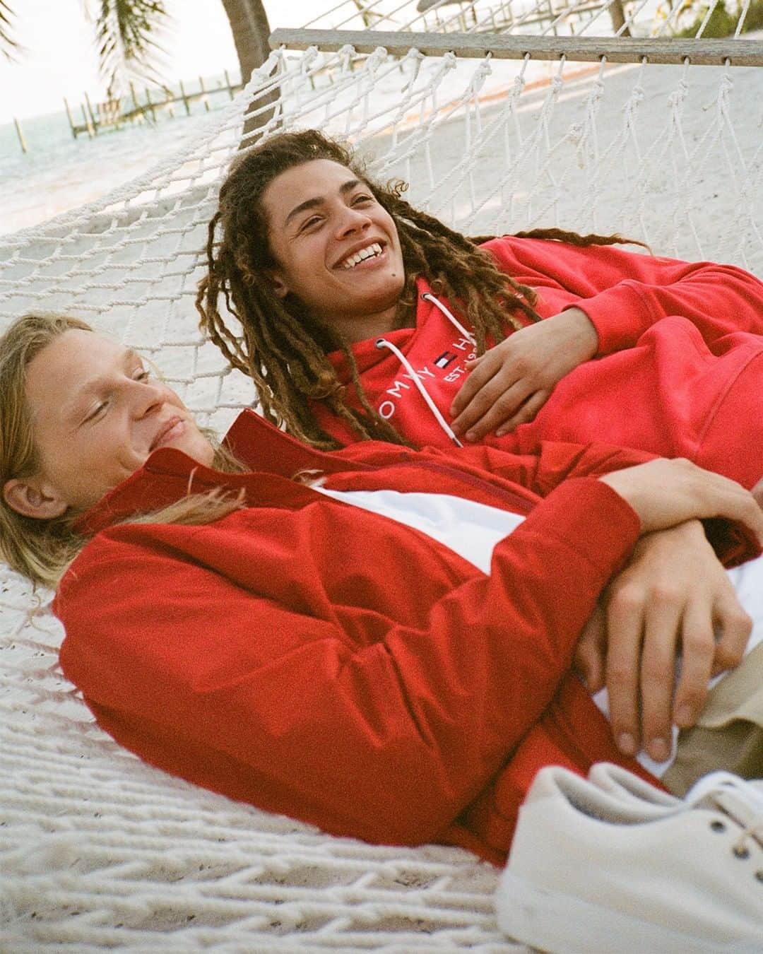 Tommy Hilfigerのインスタグラム：「Elevated leisure. Upgraded basics bring comfort and style to lazy days in the sun.」