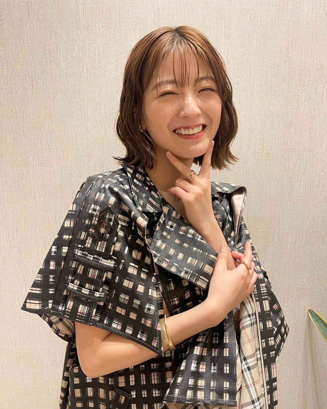 工藤美桜のインスタグラム：「『キセキの動画大集合！“神”映像グランプリ』 ありがとうございました！！ 一気に色んな感情になった日でした。（笑） この日も楽しそうな工藤です☺️  @shiroma_official  @freelance_paris   👗　@shingo_tsuno  💄　@maaaaasahi0514」
