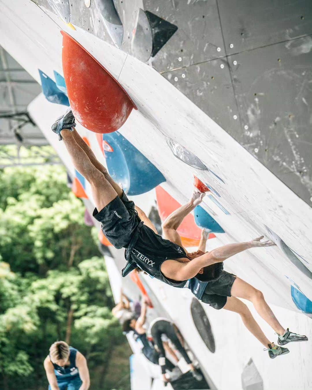 シーン・マコールのインスタグラム：「Life is a bit upside down right now. Heading to Europe for the next stop of the WC circuit but injuries are still present. My shoulder has recovered nicely from surgery but it still lacks strength for today's modern bouldering comps. I've been having pain through some nerves which isn't fun but trying to manage it best I can!   ⠀⠀⠀⠀⠀⠀⠀⠀⠀ ⠀⠀⠀⠀⠀⠀⠀⠀⠀ ⠀⠀⠀⠀⠀⠀⠀⠀⠀ ⠀⠀⠀⠀⠀⠀⠀⠀⠀ ⠀⠀⠀⠀⠀⠀⠀⠀⠀ ⠀⠀⠀⠀⠀⠀⠀⠀⠀ ⠀⠀⠀⠀⠀⠀⠀⠀⠀ @scarpana | @boilerroomclimbing | @mec | @flashedclimbing | @team_edelrid  #climbing #train #canada #athlete #sports #power #fitness #work #workhard #workout #strength #ninja #gym #fun #climbing_photos_of_instagram #business #challenge」