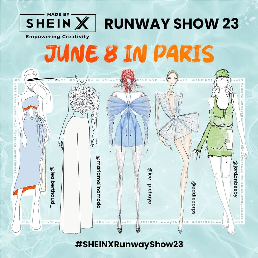 SHEINさんのインスタグラム写真 - (SHEINInstagram)「SHEIN X Runway Show 2023  25 SHEIN X designers from all over Europe will present 75 NEW LOOKS this June. Discover brand-new favorites inspired by endless summer and limitless creativity!  🌟 TUNE IN June 8 at 4:15PM CEST on our livestream via SHEIN's free app, @sheinofficial & @sheinfrance_ Instagram accounts and Jounal des femmes!   You'll also have a chance to win 100,000 points (APP ONLY)!  #SHEINXRunwayShow23 #meetSHEIN #SHEINTHEKNOW」5月30日 2時30分 - sheinofficial