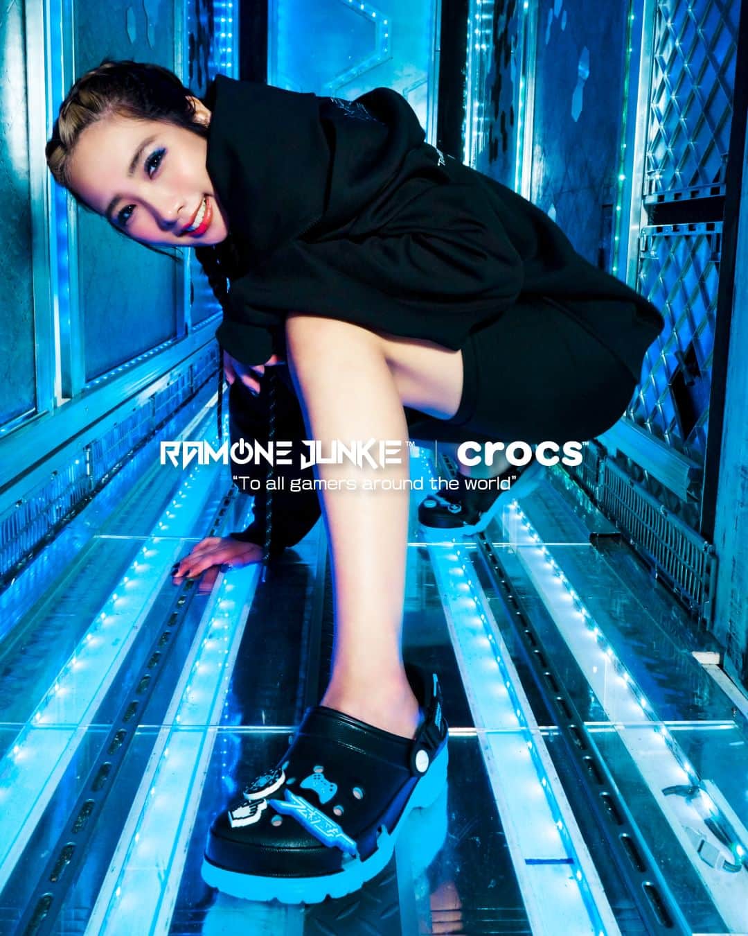 のインスタグラム：「本日5.30(火)起動、 RAMUNE JUNKIE x Crocsの コラボがついに解禁。  @ramune_junkie   #RAMUNEJUNKIExCrocs #Crocs #jibbitz #ramunejunkie #クロックス #ジビッツ #ラムネジャンキー」