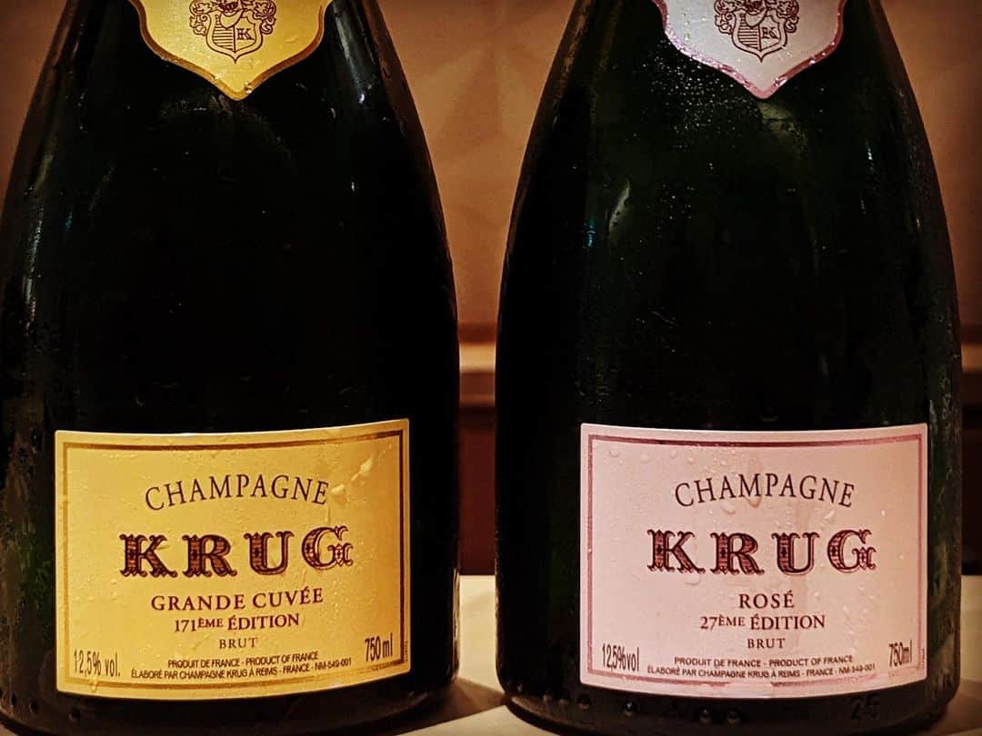 本田直之さんのインスタグラム写真 - (本田直之Instagram)「Tasting new edition of KRUG Grande Cuvee 171eme and Rose 27eme soon-to-be-released in Japan with Olivier Krug.  ありがとう！  #krug #kruggrandecuvee #krugrose #champagne #クリュッグ #シャンパン  #銀座しのはら #鮨登喜和」5月30日 15時42分 - naohawaii