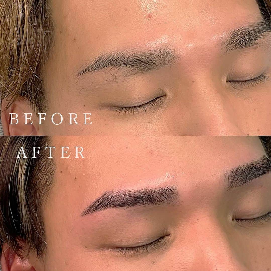 石垣彰啓さんのインスタグラム写真 - (石垣彰啓Instagram)「平成は細くてつり上がった眉毛が流行りましたよね。  当時抜きすぎたり処理のし過ぎで生えてこなくなったという方も多いはず。  今は太くストレート眉毛が一般的になっているのでキリッとした眉毛にしたいんだけど生えてこない、、、とお悩みの方は一度当サロンまでご相談ください！  #パラレルブロウ #メンズアイブロウ #メンズアイブロウサロン #メンズアイブロウスタイリング #六本木 #メンズ眉毛 #メンズ眉毛サロン」5月30日 16時10分 - akihiro0809