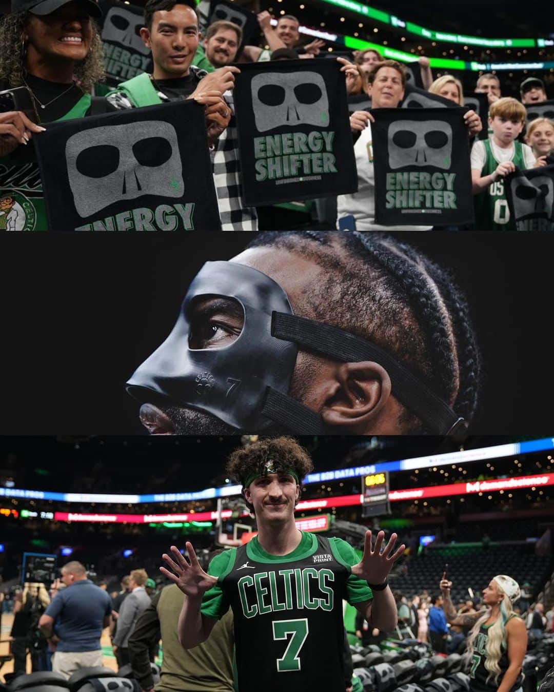 ボストン・セルティックスのインスタグラム：「Laser focus for Game 7️⃣」