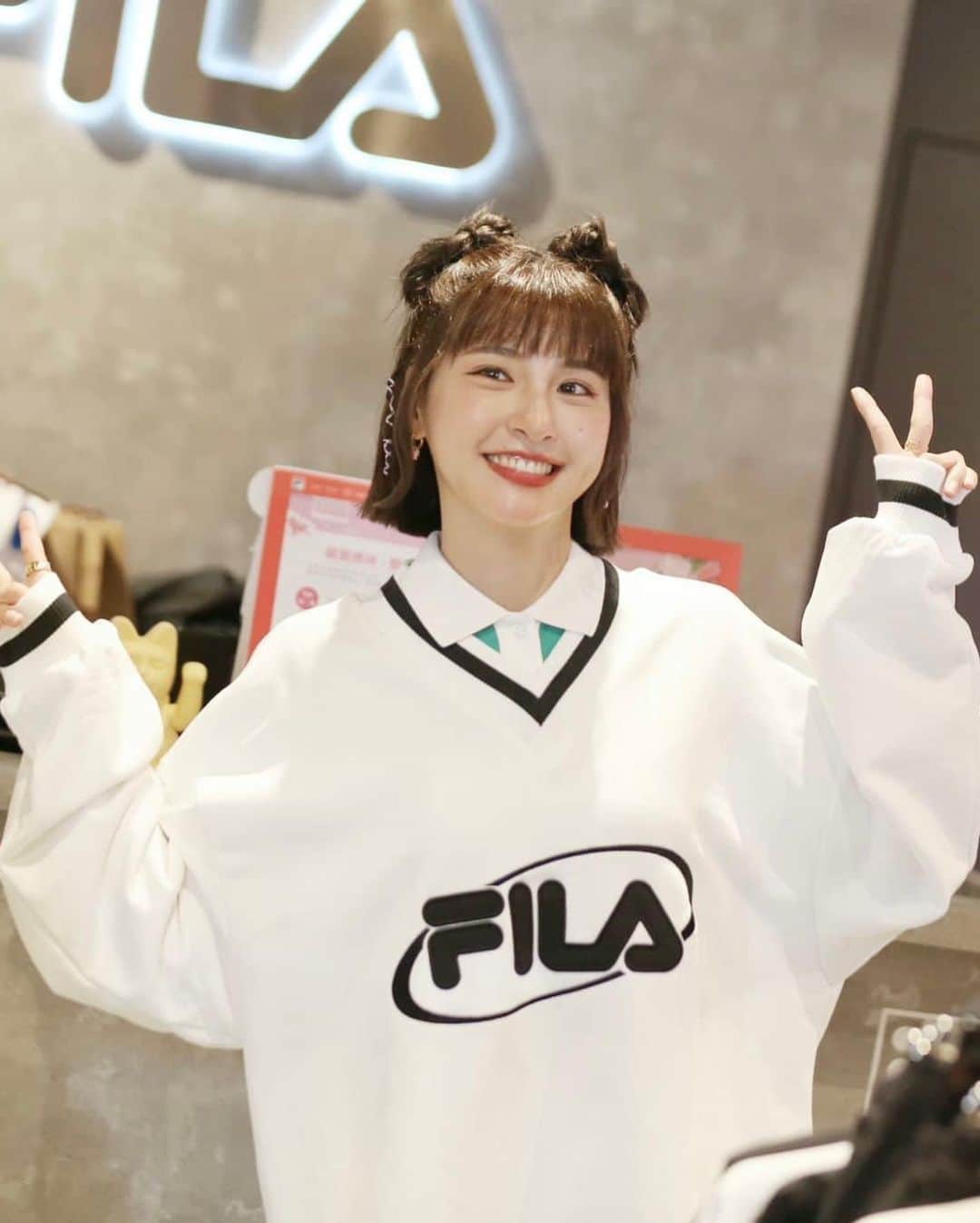 のインスタグラム：「FILA💚2023．04．30」