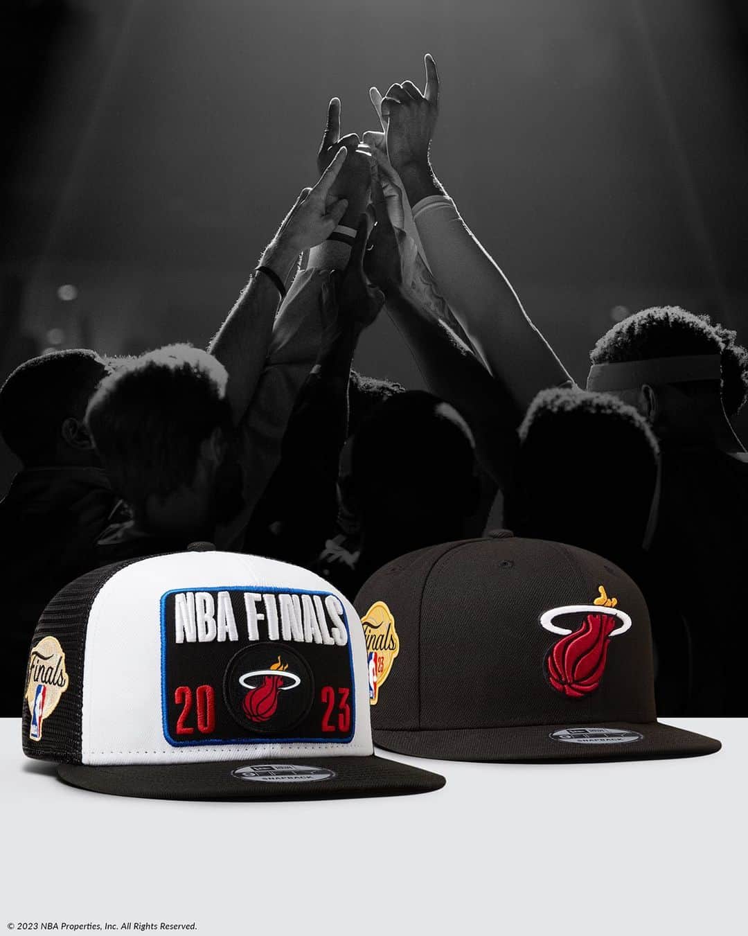 ニューエラ・キャップのインスタグラム：「The Miami Heat are Eastern Conference Champions! Prepare for the last battle of the season with the Official Cap of the NBA Finals, available now at New Era.」