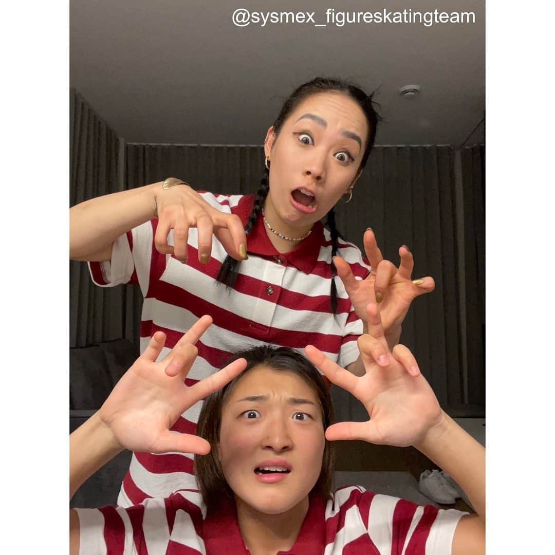 三原舞依＆坂本花織さんのインスタグラム写真 - (三原舞依＆坂本花織Instagram)「⁡ ⁡ 坂本花織選手からメッセージが届きました！ 二つ目の投稿です✨ ⁡ ****** ⁡ そしてリンク外でも楽しい日々を過ごすことができました。 リアムくん、美里ちゃん、理香子ちゃんとのお料理。初めてのシルクドソレイユ。門鳥王瑠ジャパンで過ごした週末。 本当に写真10枚じゃまとまりきらないほどこの3週間はとっても充実していました！ みんな本当にありがとう！！ ⁡ 今シーズンもみんなにとって良いシーズンでありますように🤞🏻そして自分も良いシーズンに出来ますように😁 今シーズンもここから頑張ります🔥 ⁡ 門鳥王瑠ジャパン 命名：美里ちゃん ⁡ 坂本花織 ⁡ #kaorisakamoto#坂本花織 #figureskating #figureskater  #sysmex_figureskatingteam」5月30日 11時51分 - sysmex_figureskatingteam