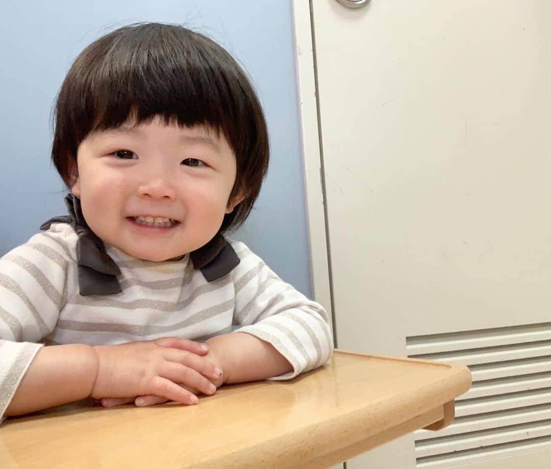 滝川りおのインスタグラム：「最近ハマっているのは とんとんとんとんアンパンマン(⚈ ̍̑⚈ ̍̑⚈)  毎日歌ってるほどお気に入り♪  #1歳 #1歳女の子」