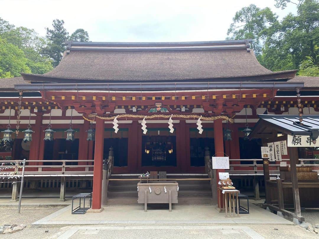 青山有紀さんのインスタグラム写真 - (青山有紀Instagram)「だいすきな奈良へ まずは石上神宮にご挨拶🙏✨」5月30日 12時38分 - yukiaoya