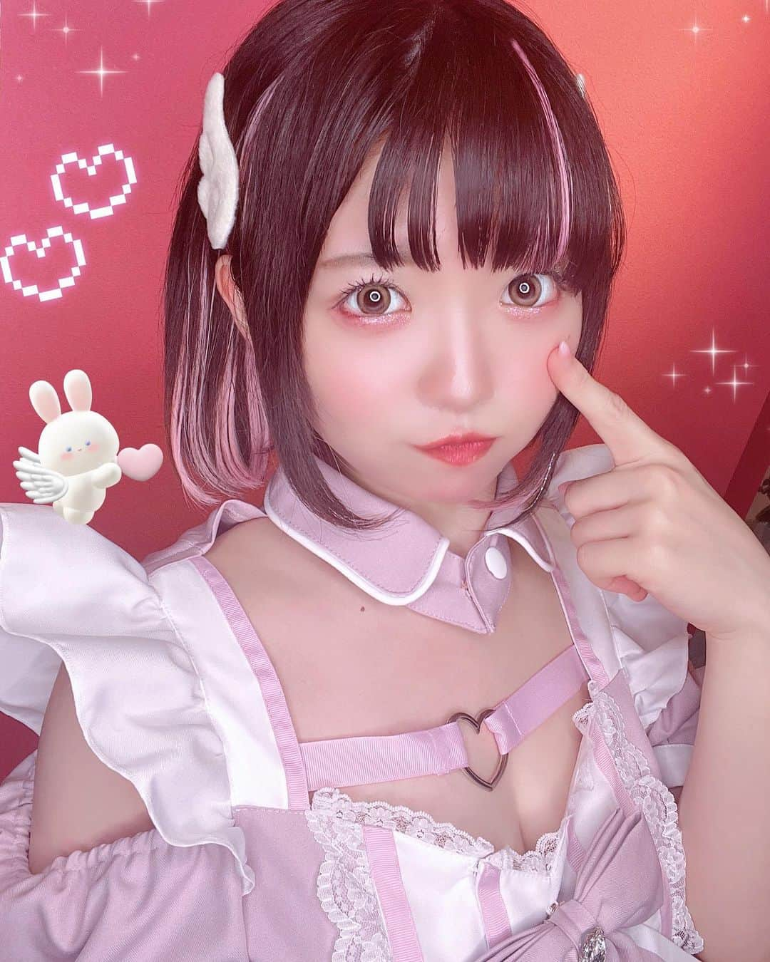 千夢のインスタグラム：「🎀 .｡.･ﾟ♡  アイドルメイドのちむりんです✨ 推してくれる？  ・  秋葉原のコンセプトカフェ『メルトアスリープ』さんのリニューアルレセプションパーティにお邪魔してきました！  メイド＋アイドルとか可愛いさしかない😢🩷  制服デザインがめちゃくちゃ好みです✨  実はちむりんが初めてカフェイベお給仕をした時にこちらのハコをお借りしたので、メルトアスリープさんは思い出の地✨  ぜひ気になる方は行ってみてね！  メルトアスリープ▶︎ 東京都千代田区外神田4-4-9 松井ビル 2F  #chimurin_cos #コンカフェ #コンカフェ嬢  #秋葉原コンカフェ  #地雷 #地雷女子  #地雷女 #地雷系  #地雷系女子 #量産型ヲタク  #量産型コーデ #量産型女子  #量産型  #cosplay #cosplayer #cosplays #cosplaying #cosplaygirl #cosplaymodel #cosplayersofinstagram #cosplaymakeup #model #kawaii #japanesecosplay #japaneseidol  #japan_of_insta  #japanesegirl #japanesegirls  #コスプレ #コスプレイヤー」