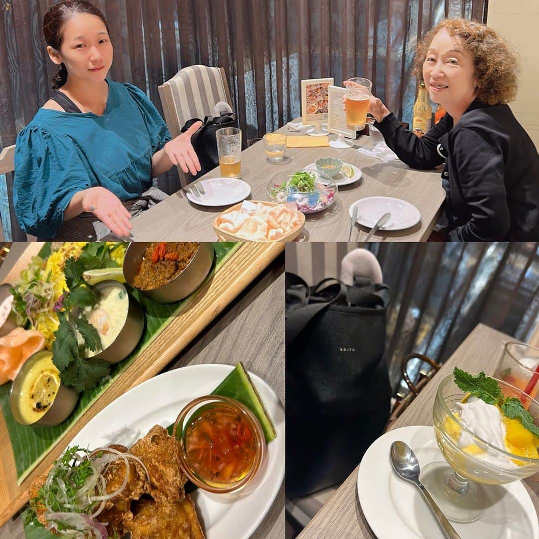 世手子さんのインスタグラム写真 - (世手子Instagram)「Authentic Indonesian cuisine( ^ω^ ) all delicious☆〜（ゝ。∂） I feel like I went on a trip✈︎✨✨ @plataran_shinjuku.tokyo  インドネシアのハイクラスリゾートホテル『Plataran』がプロデュースする日本初上陸となるレストランに行ってきたよ( ^ω^ ) #プラタラン 楽しかった(*´∀｀*) 本格的 #エスニック春雨 はドレッシングをかけると色変して素敵(^ ^ #サテ 五種も豪華🌟 チキンとシュリンプに ホタテとヤリイカ ビーフも美味しい(*'ω'*) つくねがソーセージみたいにでてきた( ◠‿◠ ) カクテルも映え🍸 アジアンチキンスープもほっこり癒されました(^_^) スパイスカレープレートも最高(๑>◡<๑) 3種類のカレーが楽しめる🍛 リゾート地にきたみたい(^_^)v アジアン唐揚げもふっくらさくさく ラム肉のスパイシーグリルは柔らかくて感動しました(●´ω｀●) デザートはマンゴープリン♪( ´▽｀) まさに旅するグルメ^ ^ 是非行ってみてね🍻 #新宿グルメ　#アジアン料理　#新宿ディナー　#新宿ランチ　#エスニック料理  この日も @edita.official #EDITA.（ #エディータ ）でお出かけ^_^ 動物由来の革、毛は使用していないからお気に入り(^-^) お手入れは軽く湿らしたタオルでの拭き取り程度でok edita.  en.（エン）ラインのコンセプトは ～ FRIDAY NIGHTS ～ 「艶」ある大人が金曜の夜をもっと素敵にしてくれるのでどんな場所でも上質で気品漂うワンランク上のラインにしてくへます（＾_＾）  https://item.rakuten.co.jp/grangy/edt-085/  #ドタバタ育児  #二児のママ  #2児育児 #赤ちゃんのいる暮らし  #3歳男の子 #3歳差育児  #二児の母 #二児ママ  #ママシンガー  #二児育児 #2児ママ #2児のママ #赤ちゃんのいる生活 #supported」5月30日 13時47分 - rojide
