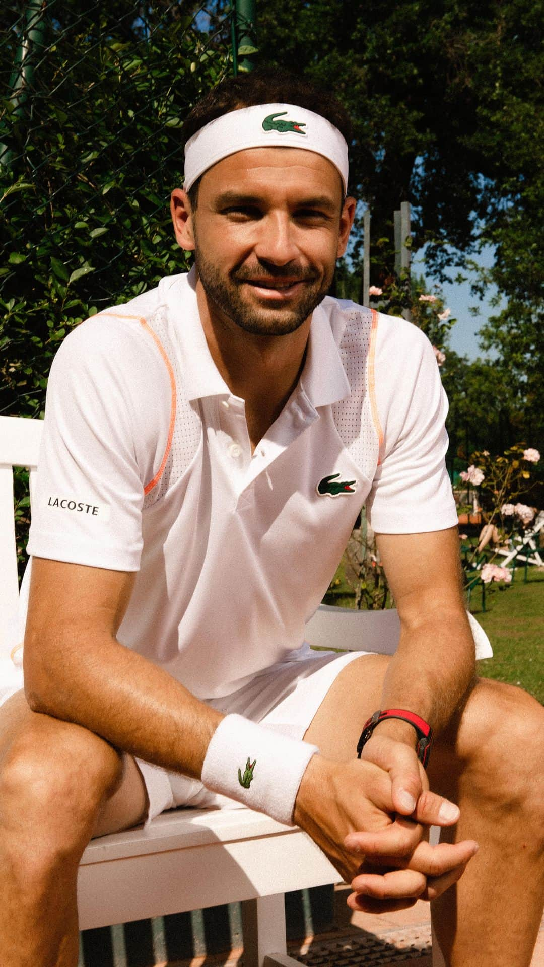 グリゴール・ディミトロフのインスタグラム：「“For me, there’s a whole state of mind behind #Lacoste, which combines passion, performance, fair play and a certain open-mindedness.”  We’re honored to announce @grigordimitrov as the latest addition to our #TeamLacoste family! 🤝🐊」