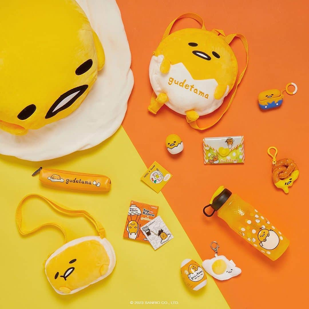 ぐでたまのインスタグラム：「🍳GIVEAWAY🍳 To celebrate our Friend of the Month, we're giving you a chance to win this egg-cellent #Gudetama prize pack! Here's how to enter:⁠ ⁠ 🥚 Follow @sanrio and @gudetama on Instagram⁠ 🥚 Like & save this post⁠ 🥚 Tag your BFF⁠ ⁠ Sweepstakes ends 6/4. One winner will be chosen and contacted via DM from the verified Sanrio account by 6/5. No purchase necessary. Must be a US resident and 18+ to enter. Visit the link in bio for full terms and conditions.⁠ #SanrioFOTM」