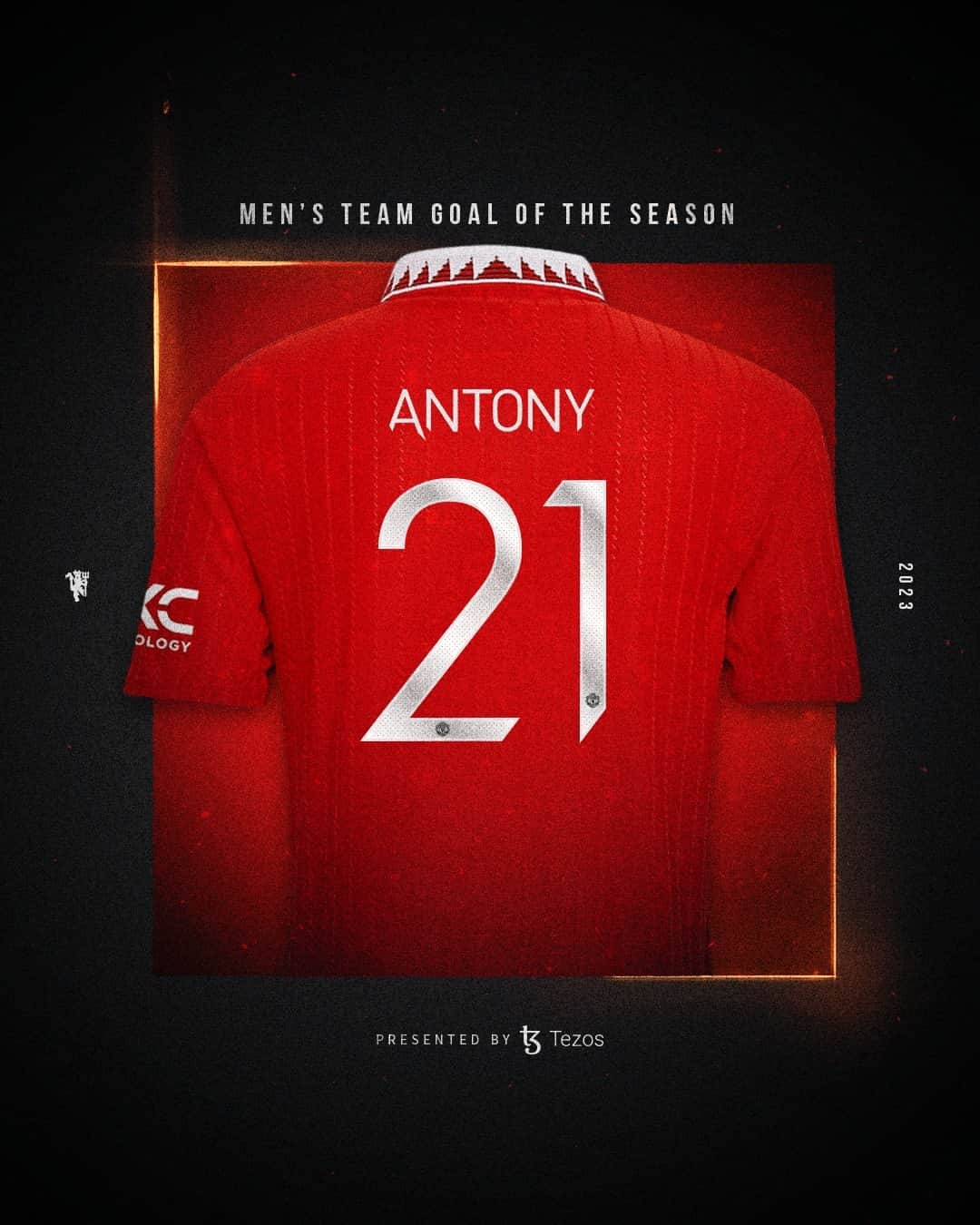 マンチェスター・ユナイテッドさんのインスタグラム写真 - (マンチェスター・ユナイテッドInstagram)「Big moment ✚ Quality finish = Goal of the Season 🏆  Swipe 👉 to get your discounted #️⃣2️⃣1️⃣ Antony home shirt 💫  #MUFC #ManUtd #Antony」5月31日 1時05分 - manchesterunited