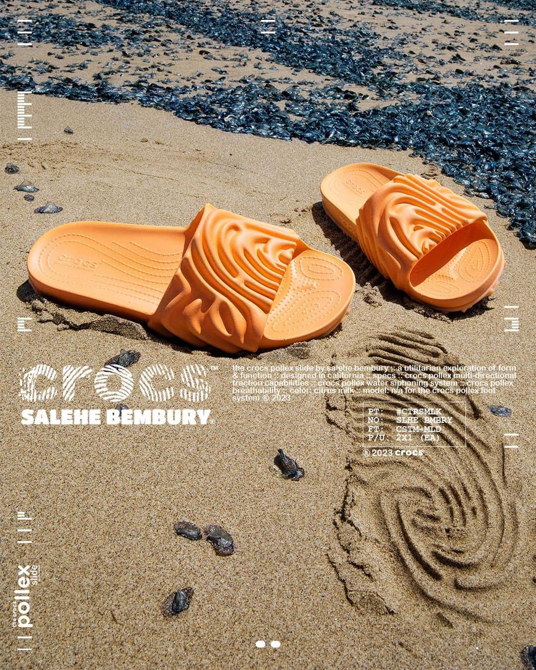 クロックスさんのインスタグラム写真 - (クロックスInstagram)「Introducing the Crocs Pollex Slide from Salehe Bembury.​」5月31日 1時06分 - crocs