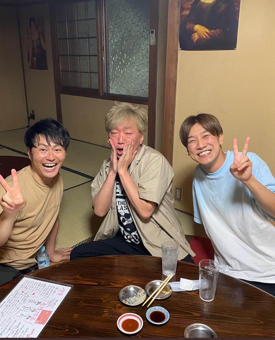 梅村賢太郎のインスタグラム：「#thesecond  #打ち上げ #誘っていただいた #スピードワゴン #小沢 さん #大阪 に来られて #コンビで連絡させてもらってました #ありがとうございました #ごちそうさまでした」