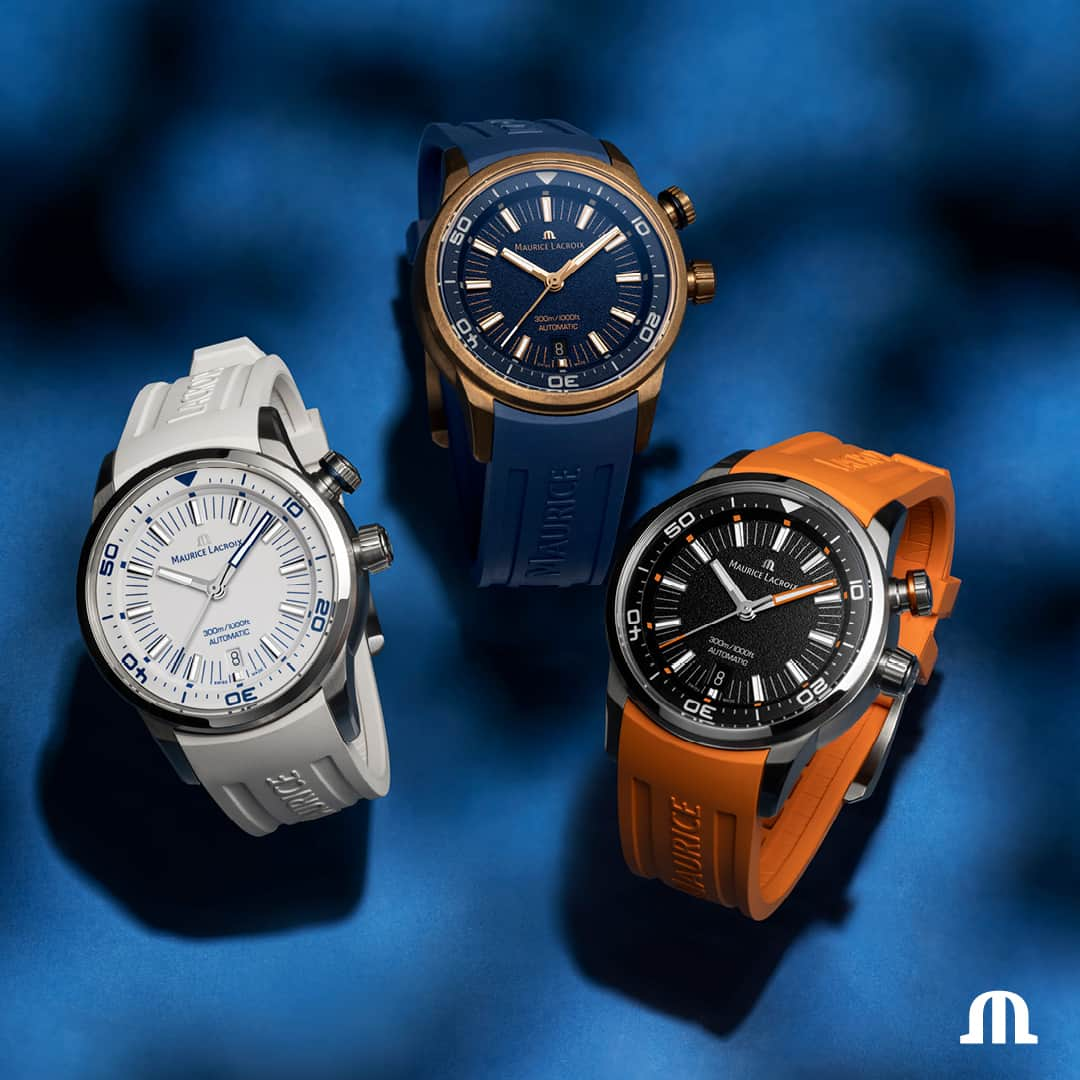 モーリスラクロアさんのインスタグラム写真 - (モーリスラクロアInstagram)「What will be your choice: the #PONTOS S Diver in stainless steel with a black or white dial or in a limited-edition bronze with a blue dial ? #YourTimeIsNow #DareToDiscover #PulseOfTheCity」5月31日 1時12分 - mauricelacroix