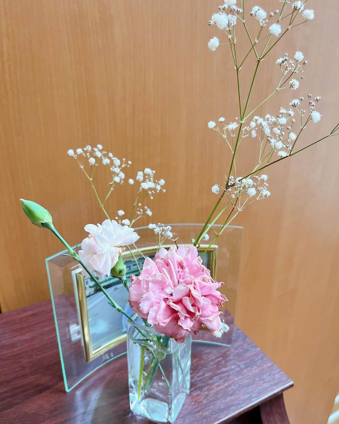 石田燿子さんのインスタグラム写真 - (石田燿子Instagram)「母の日にもらったお花、まだがんばってます🌷 つぼみ咲くといいけどなー」5月30日 18時00分 - yokonti