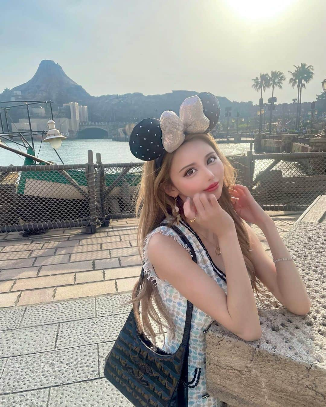 ほずにゃむのインスタグラム：「DisneySea🩵🫧‪ 来月もいきたい🥹🫶🏻 . . .」