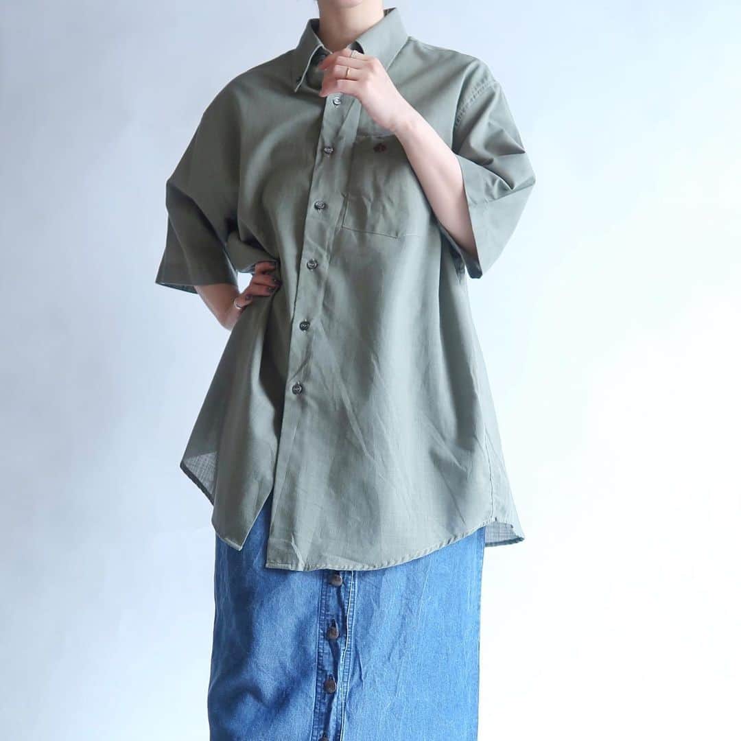TheSunGoesDownさんのインスタグラム写真 - (TheSunGoesDownInstagram)「half sleeve shirt  staff 154cm」5月30日 18時53分 - tsgd_tokyo