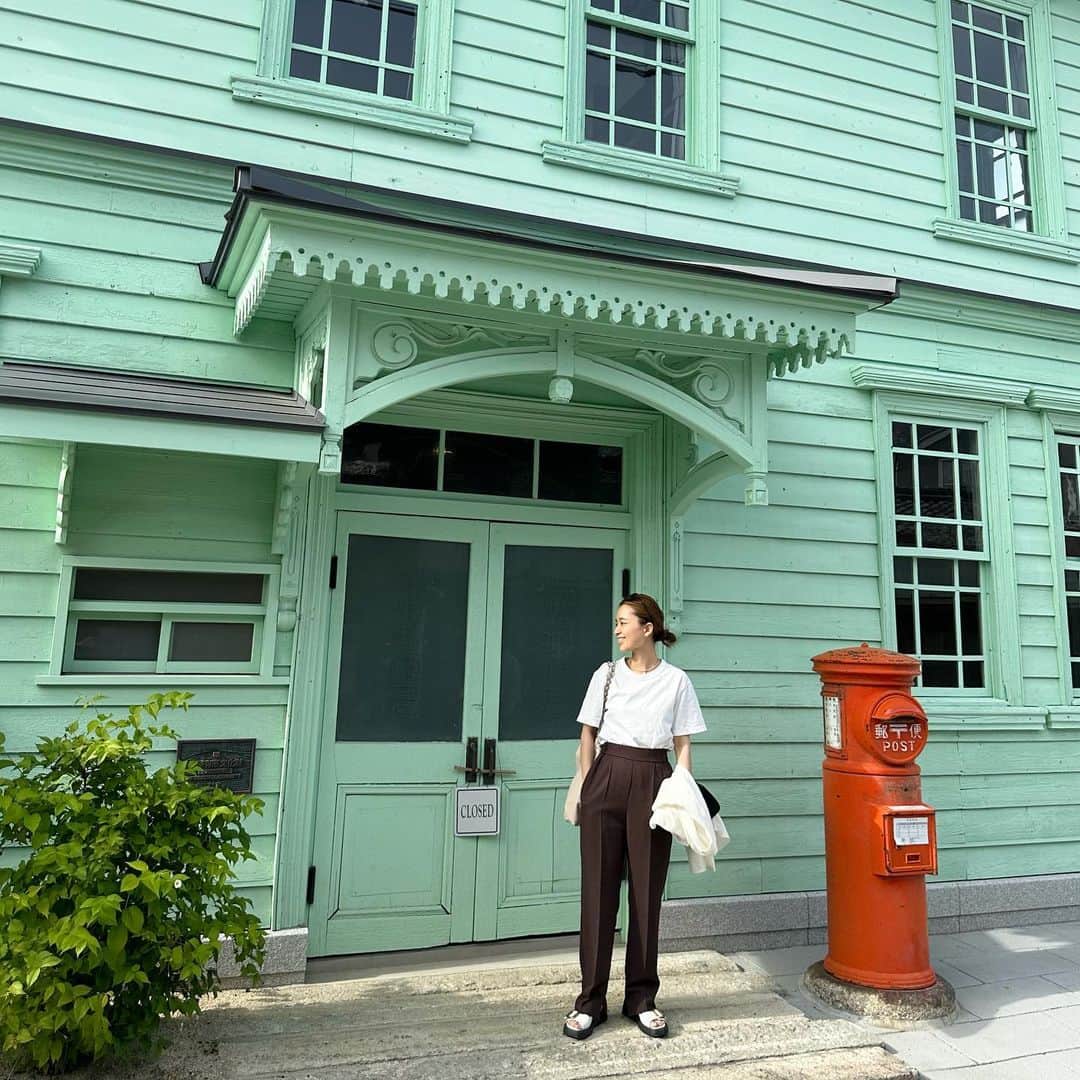 外村久美子さんのインスタグラム写真 - (外村久美子Instagram)「・ 旧郵便局舎📮📮📮 かわいいね♡」5月30日 19時15分 - kummy153