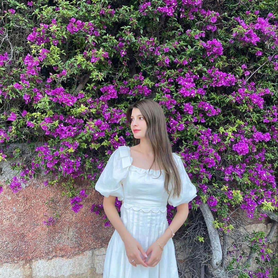 マギーのインスタグラム：「Reason why I love this area🪻💕」