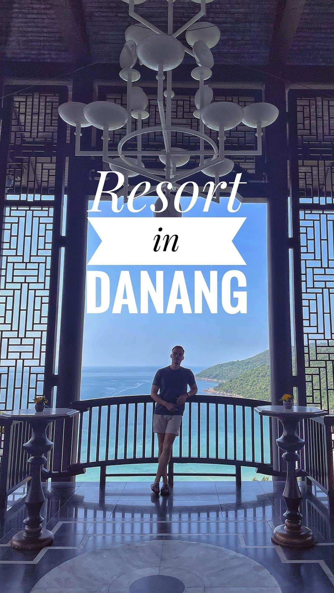 Kam Wai Suenのインスタグラム：「One of the most beautiful resort I have ever been 🇻🇳  #fyp #bestdestinations #hktraveller #hklifestyleblogger #lifestyleblogger #resort #intercontinentaldanang #vietnamtravel #vietnam #danang」