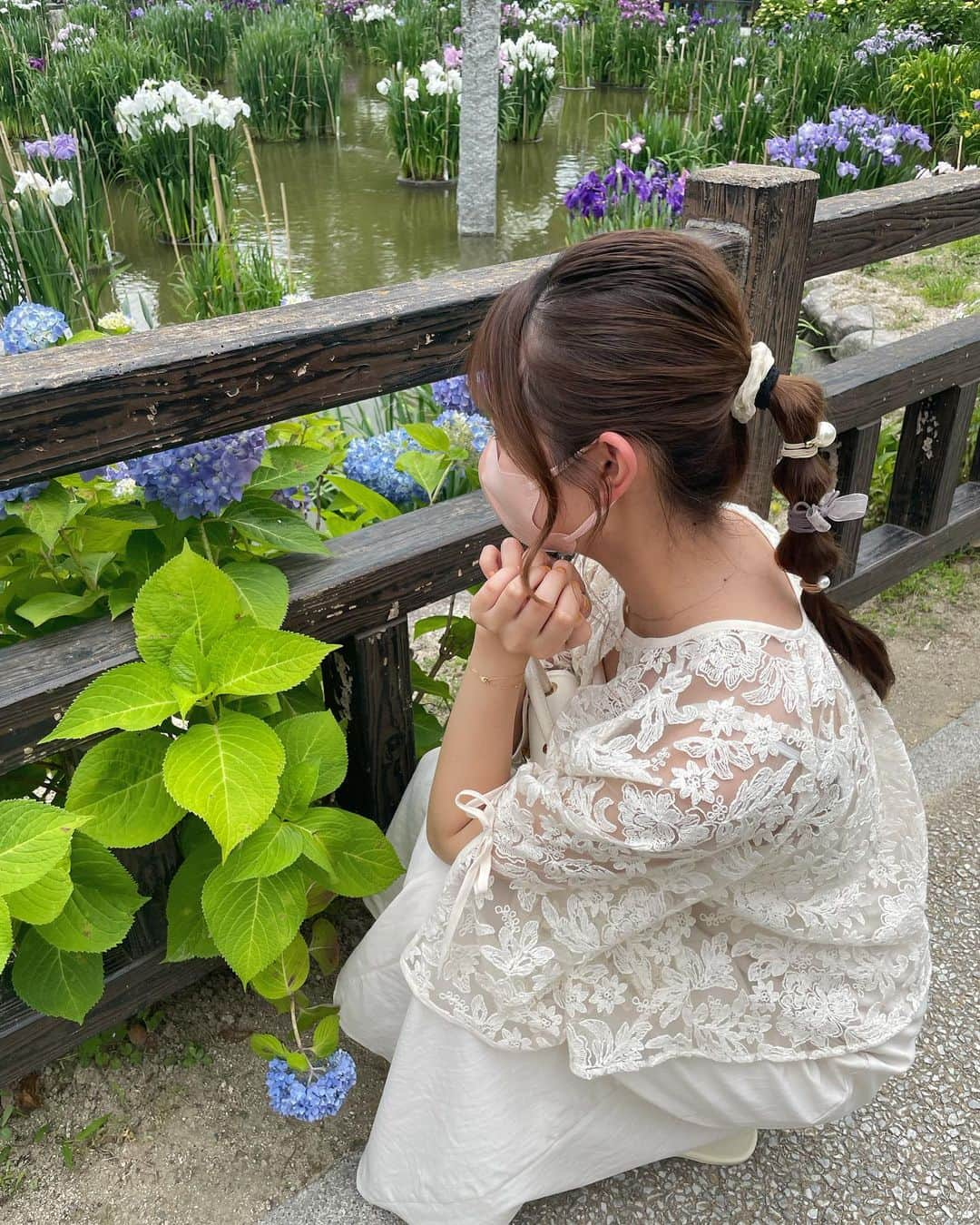 悠花さんのインスタグラム写真 - (悠花Instagram)「太宰府天満宮⛩♡ ・ #cobacafe のカレー美味しかった〜🤤🍛 ここデザートもカフェラテも美味しくてオススメ🫶🏻 ・ #はるかコーデ レースのブラウス、最近買ったんやけどめちゃくちゃお気に入り🎀 @cepo.bluemate のだよ〜☺︎」5月30日 19時23分 - haruka_217_