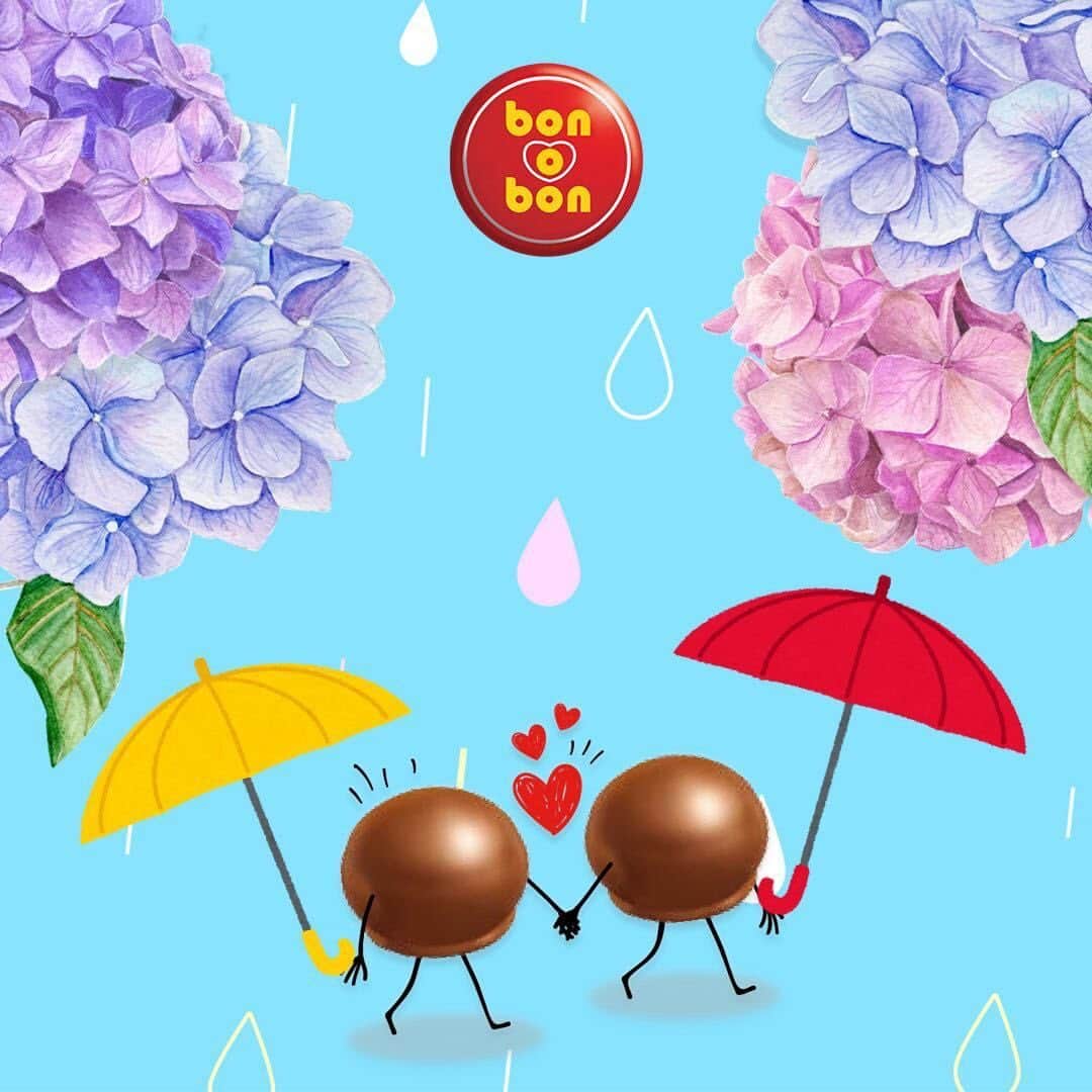 Bonobonさんのインスタグラム写真 - (BonobonInstagram)「5月がもうすぐ終わるね😭  そろそろ #梅雨入り だ☔️ #アジサイ の季節も来るね😉  雨の日は #ボノボン を食べて、 憂鬱な気分を晴らそう💖  残りの半年も頑張りましょう！💪」5月30日 19時34分 - bonobon_jp