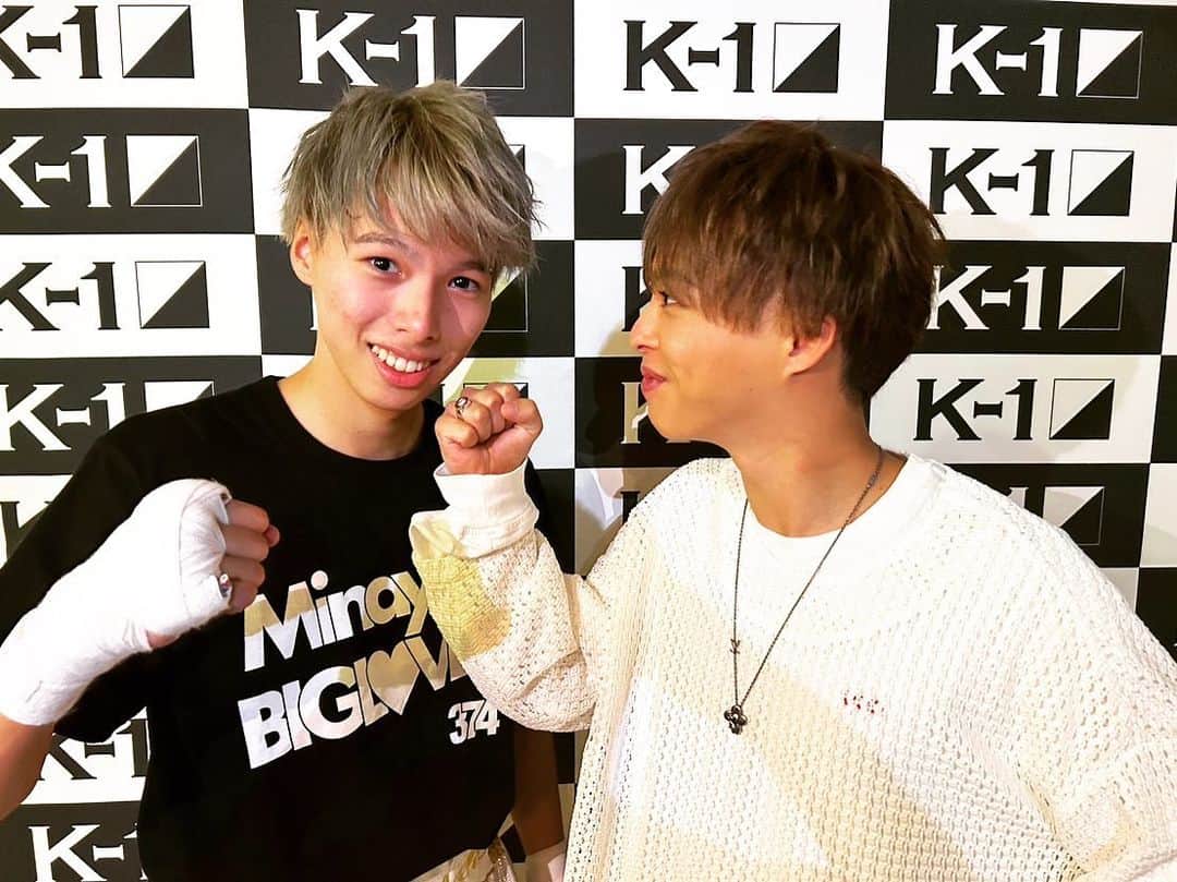 矢島愛弥さんのインスタグラム写真 - (矢島愛弥Instagram)「🥊🥊🥊  🎊Congrats🎊  w/ @yajima_nazuki   #k1_wgp  #k1」5月30日 19時41分 - yajima__manaya