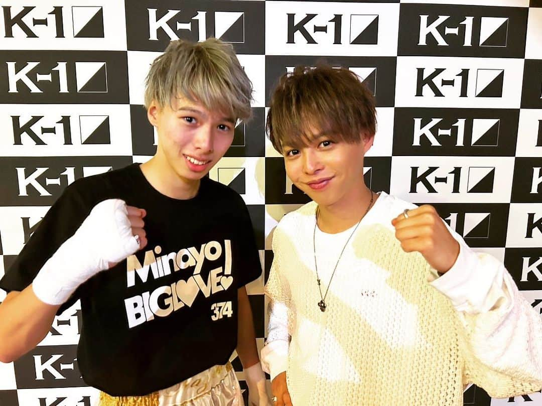 矢島愛弥さんのインスタグラム写真 - (矢島愛弥Instagram)「🥊🥊🥊  🎊Congrats🎊  w/ @yajima_nazuki   #k1_wgp  #k1」5月30日 19時41分 - yajima__manaya