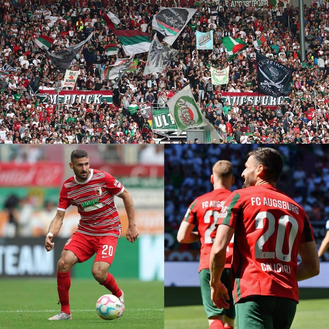 ダニエル・カリジュリのインスタグラム：「Liebe Fans des FC Augsburg,  es ist an der Zeit, Abschied zu nehmen und meine Zeit hier beim FCA zu beenden. Die vergangene Saison war geprägt von Enttäuschungen, sowohl für mich persönlich als auch für das Team. Die geringe Spielzeit dieser Saison und die manchmal unverständlichen Entscheidungen, die gegen mich von den Verantwortlichen und dem Trainer getroffen worden sind, musste ich respektieren, aber nicht akzeptieren! Jedes Spiel habe ich gebrannt, aber ich konnte bzw. durfte der Mannschaft auf dem Platz nicht helfen,was mir am meisten wehgetan hat!  Andererseits habe ich mich mit dieser Situation persönlich weiterentwickelt und wusste, wie damit umzugehen war und dies gibt mir Kraft für die Zukunft!  Als ich vor einigen Jahren nach Augsburg kam, hatte ich große Träume und Ambitionen. Die leidenschaftliche Unterstützung der Fans hat mich jedes Mal aufs Neue beflügelt. Es gab Momente, in denen wir gemeinsam Siege errungen haben, und es gab auch Rückschläge, die wir gemeinsam durchgestanden haben.  Es ist keine leichte Aufgabe, mit einer solchen Enttäuschung umzugehen, aber ich möchte betonen, dass ich trotz allem nichts bereue. Jede Minute, die ich das Trikot des FCA getragen habe, war ein Privileg. Ich habe mich mit Leib und Seele für diesen Verein eingesetzt und mein Bestes gegeben, wenn ich auf dem Platz stand.  Meine Leidenschaft für den Fußball brennt weiterhin in mir, und ich bin körperlich und mental topfit. Ich werde meine Zukunft mit offenem Herzen angehen und brenne auf eine neue fußballerische Herausforderung.   Abschiede sind nie einfach, aber sie gehören zum Leben eines Fußballers dazu. Ich möchte euch allen meinen tiefsten Dank aussprechen. Es war mir eine Ehre, Teil des FC Augsburg sein zu dürfen.  Danke für alles, euer Cali 🔴🟢⚪️」