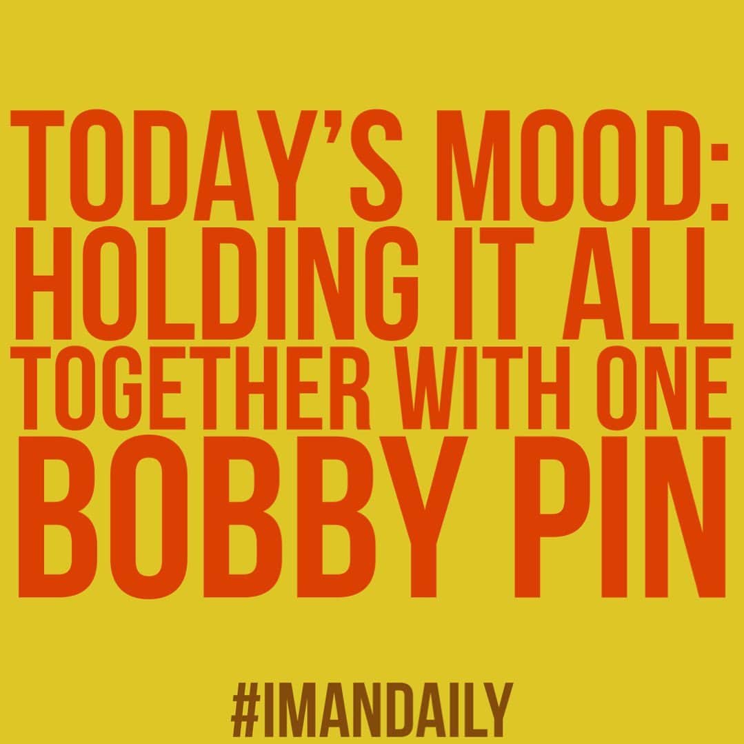 イマン・アブドゥルマジドのインスタグラム：「#imandaily」