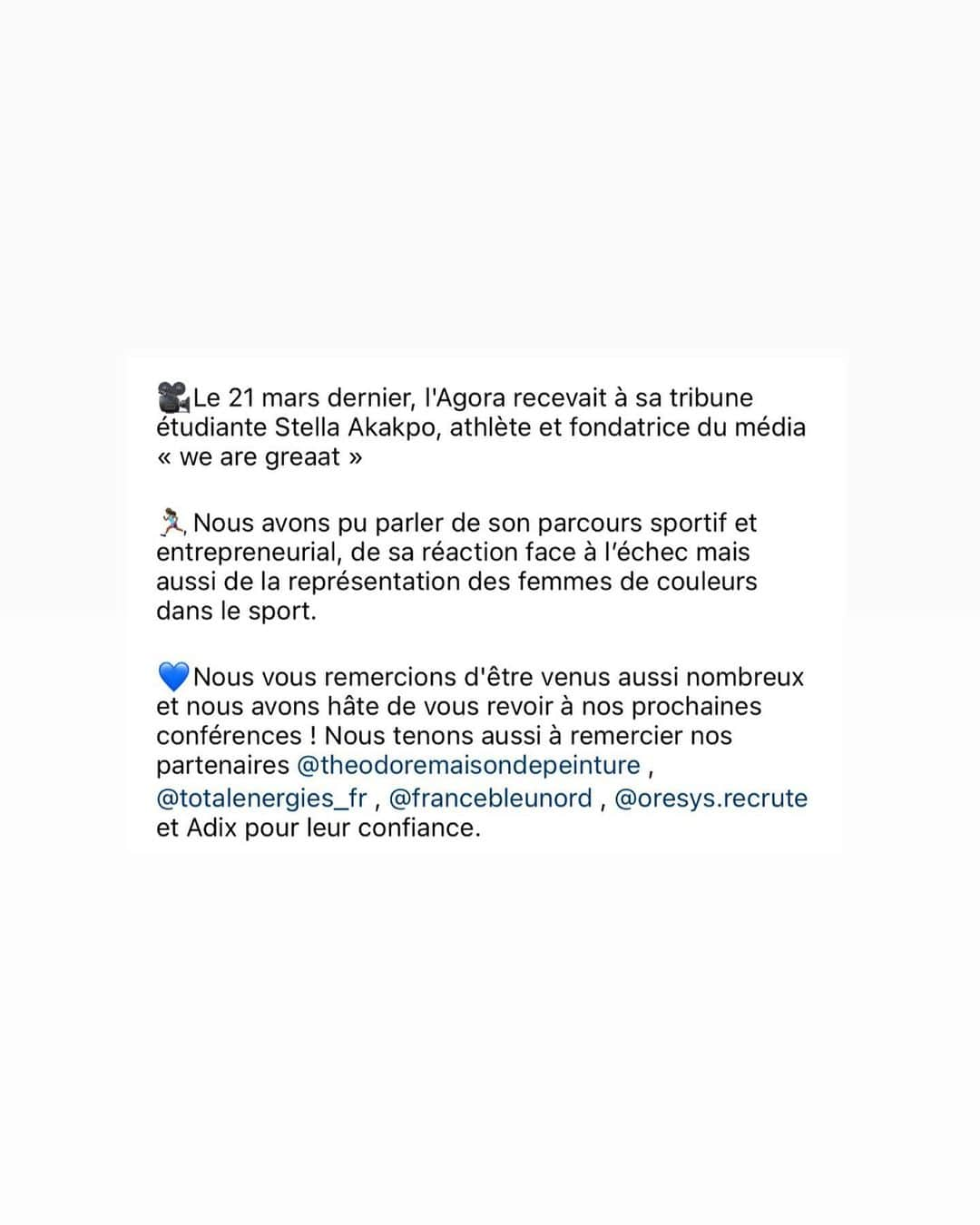 ステラ・アカクポさんのインスタグラム写真 - (ステラ・アカクポInstagram)「La saison estivale vient tout juste de débuter et comme vous le savez depuis quelques semaines j’attends un heureux événement et ne serai donc pas présente sur la piste cet été. Une toute première pour moi, qui ai commencé à courir à l'âge de 12 ans et qui suis passionnée de sport, de compétition et de dépassement de soi. 🤎  Cette pause me permet de me découvrir sous un nouvel angle et d'apprécier la beauté et la grandeur des capacités du corps féminin. Je tiens à exprimer ma gratitude envers toutes les personnes, partenaires et sponsors qui m'ont soutenue et témoigné de leur affection tout au long de ces derniers mois dans ce projet de maternité.  Ce-soir, un podcast-reel sur ma conférence avec l’EDHEC sur le sujet de la maternité sortira en début de soirée. J’étais déjà enceinte de plusieurs mois quand j’ai réalisé cette intervention, mais personne ne le savait 🤭🤳🏾 #STAYCONNECTED   PS : LOOK AT THE MAP 📍」5月30日 20時26分 - stellaa.ak