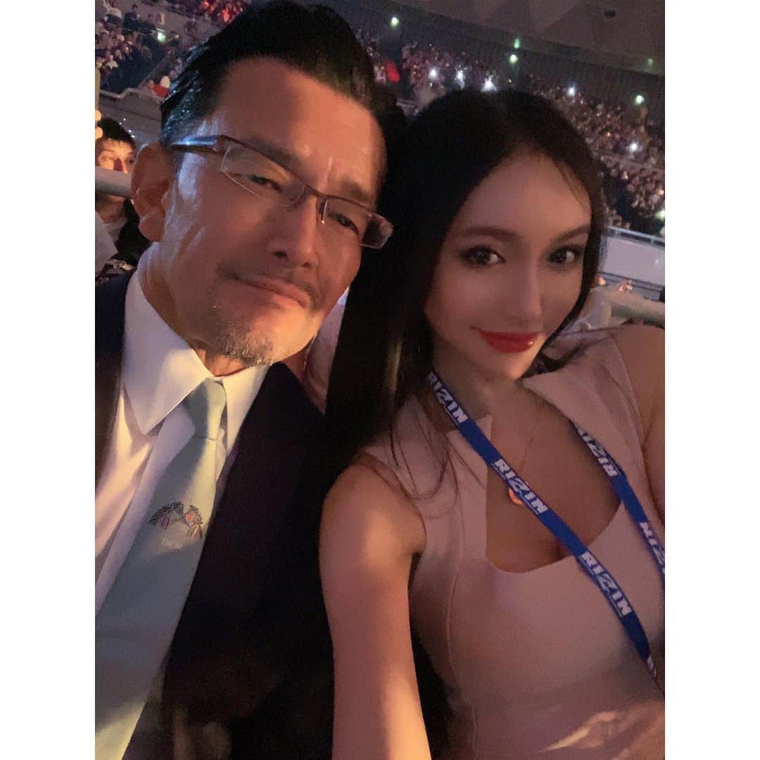 西垣梓のインスタグラム：「#rizin #osaka #fight」
