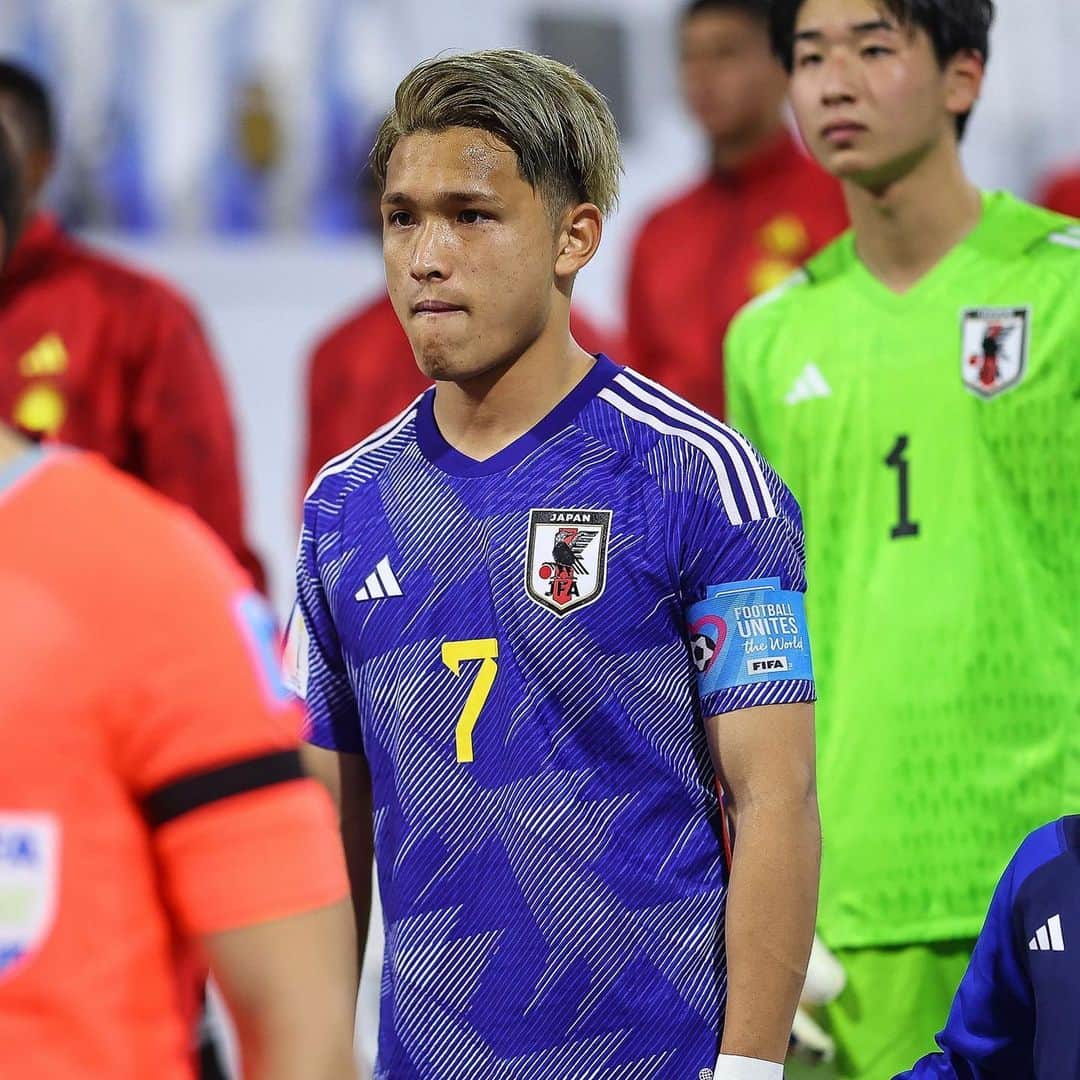 松木玖生のインスタグラム：「U20WC応援ありがとうございました! 必ず強くなって帰ってきます。  #日本代表」