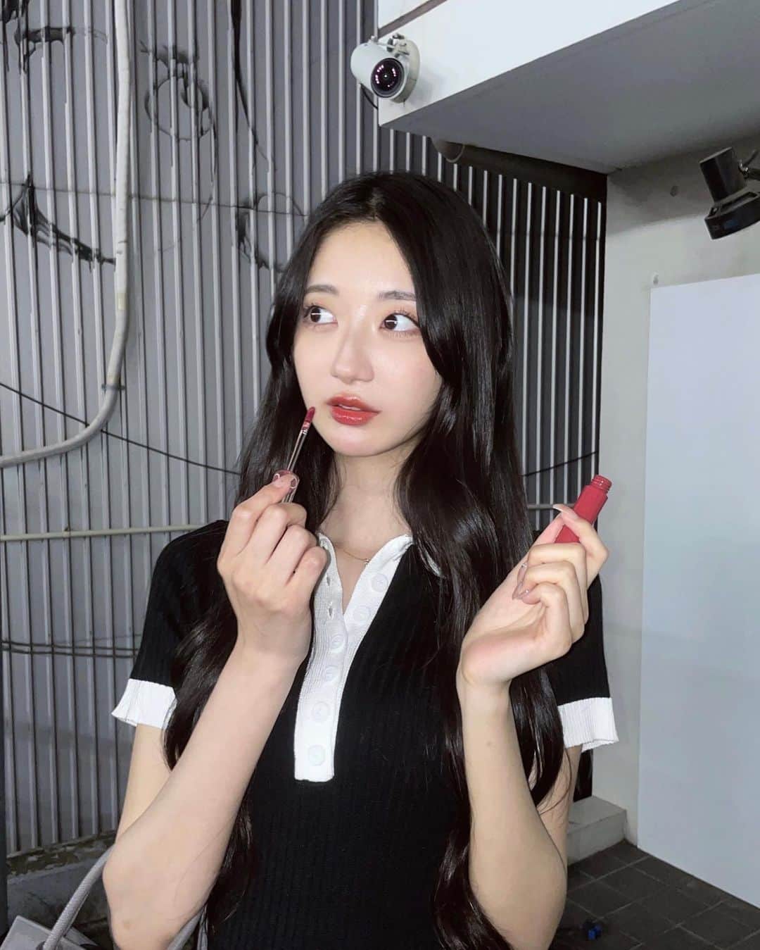 吉村花音のインスタグラム：「. ちゅるちゅる💄」