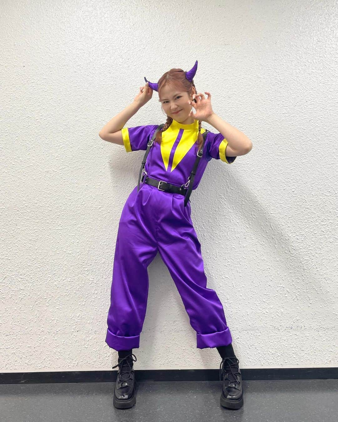 田中咲帆のインスタグラム：「.💜😈💛」